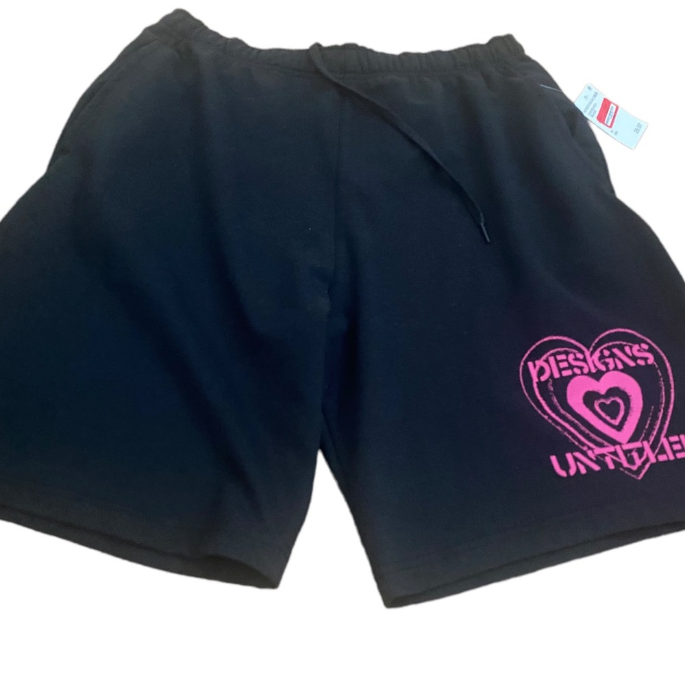 9. Designs Untitled punk hart knit shorts
